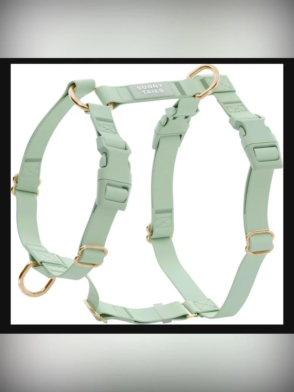 Mint Green No-Pull Dog Harness